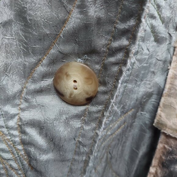 Scissors Paper Rock Art-Wear Large Loose Collar Two-Button Outerwear Blazer USA - Picture 6 of 11